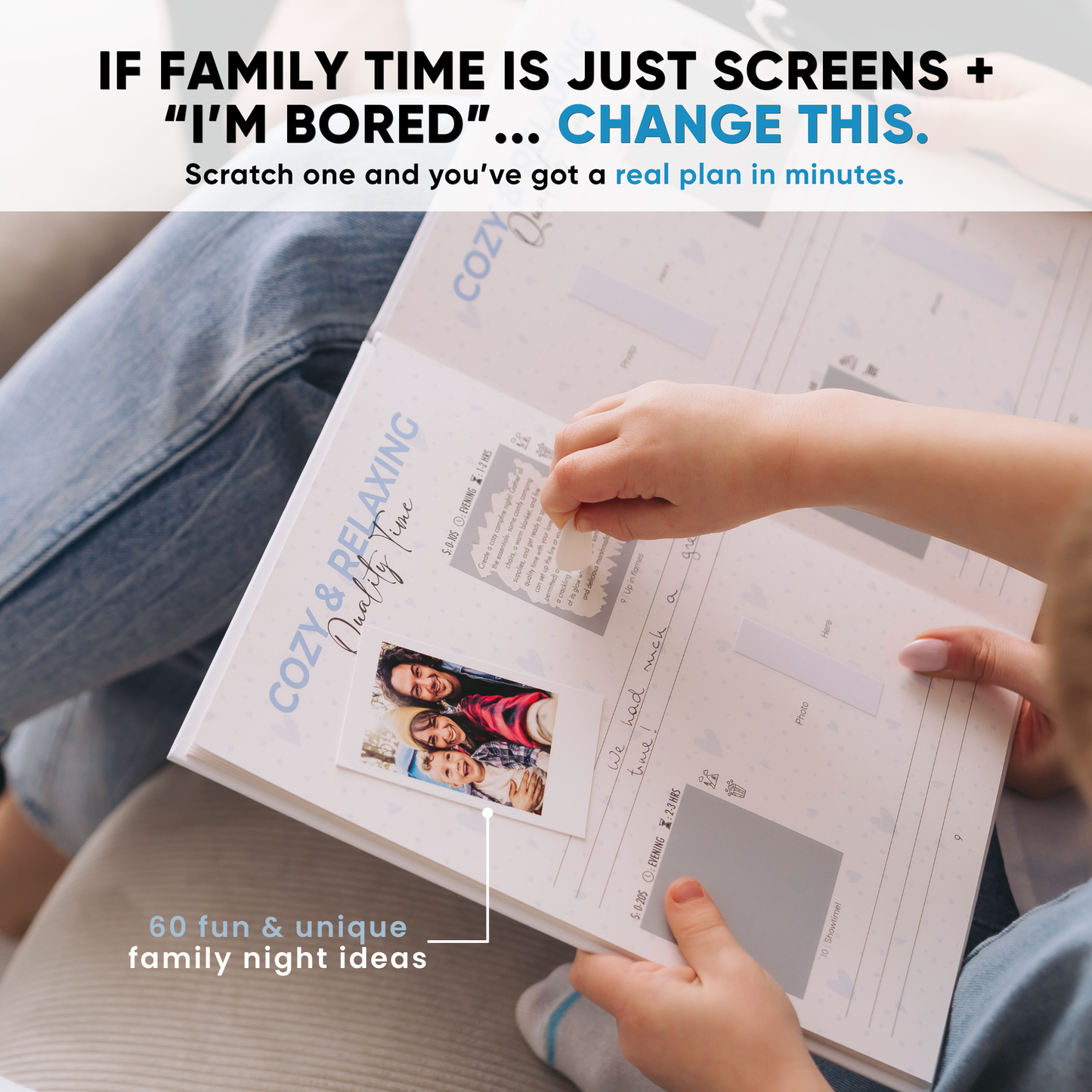 THE FAMILY NIGHT BOOK: 60 Scratch-Off Family Adventures