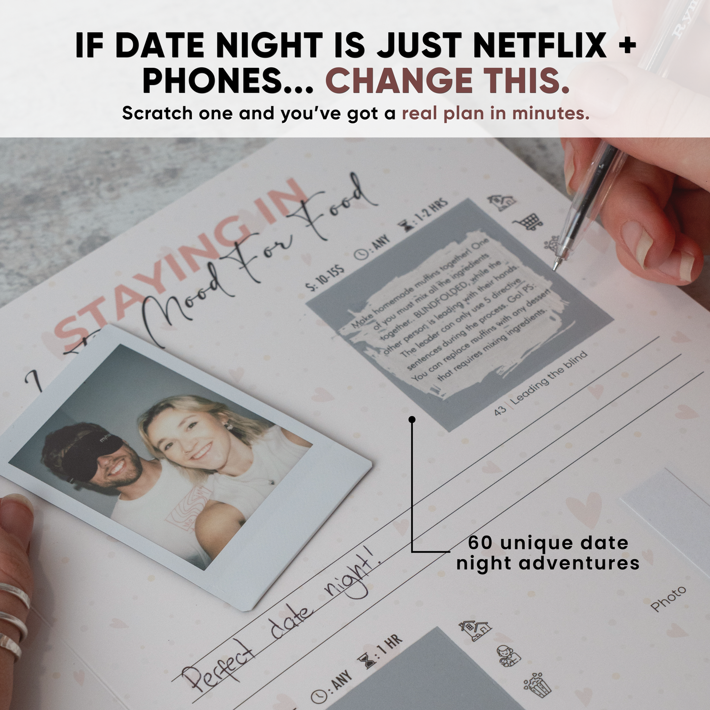 THE DATE NIGHT BOOK: 60 Scratch-Off Date Night Adventures