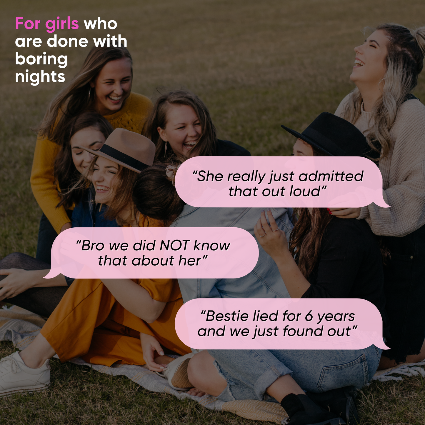 CATCH UP! Girls Night Game 18+