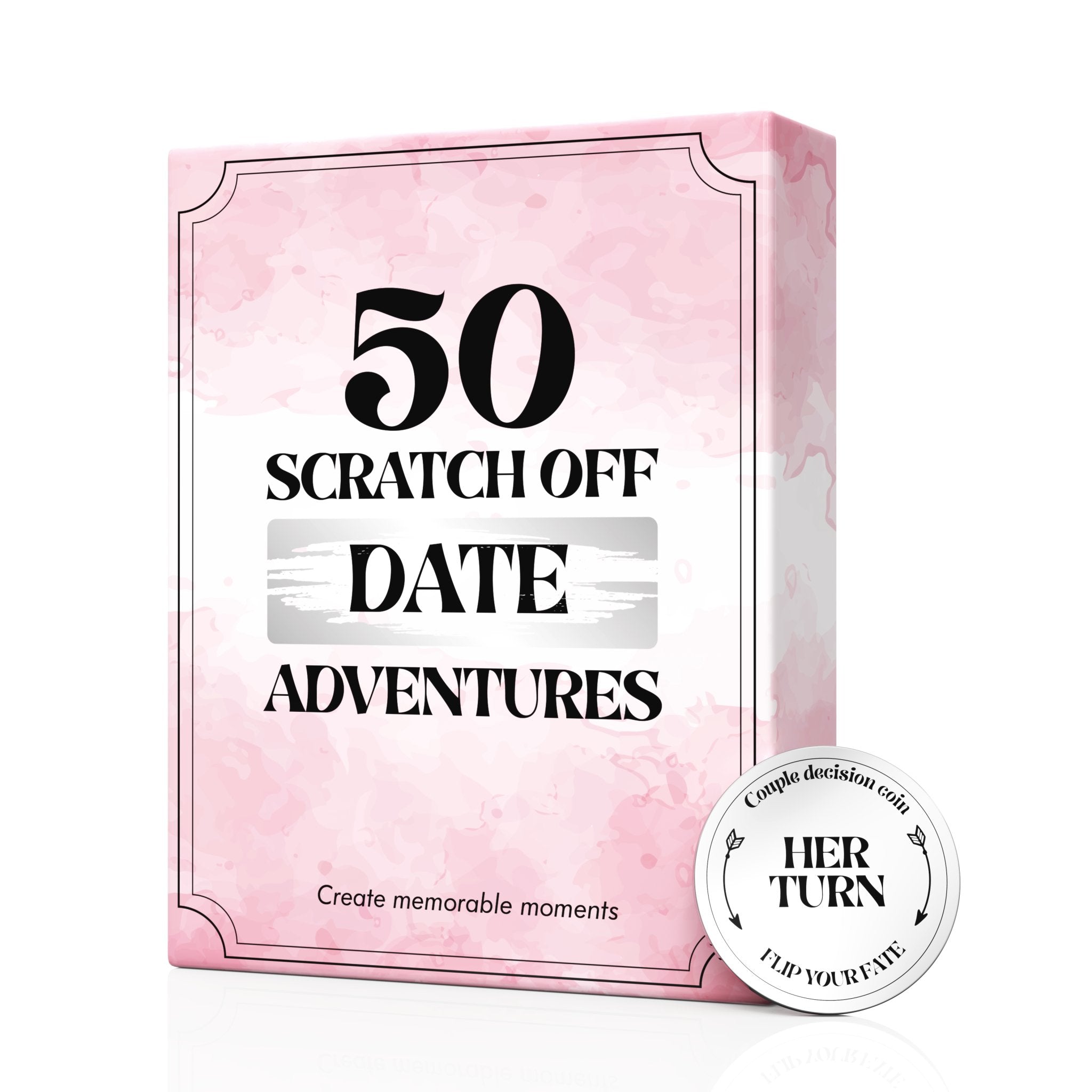 50 Scratch Off Date Adventures - Fun & Adventurous Date Night Box - The Love Adventure