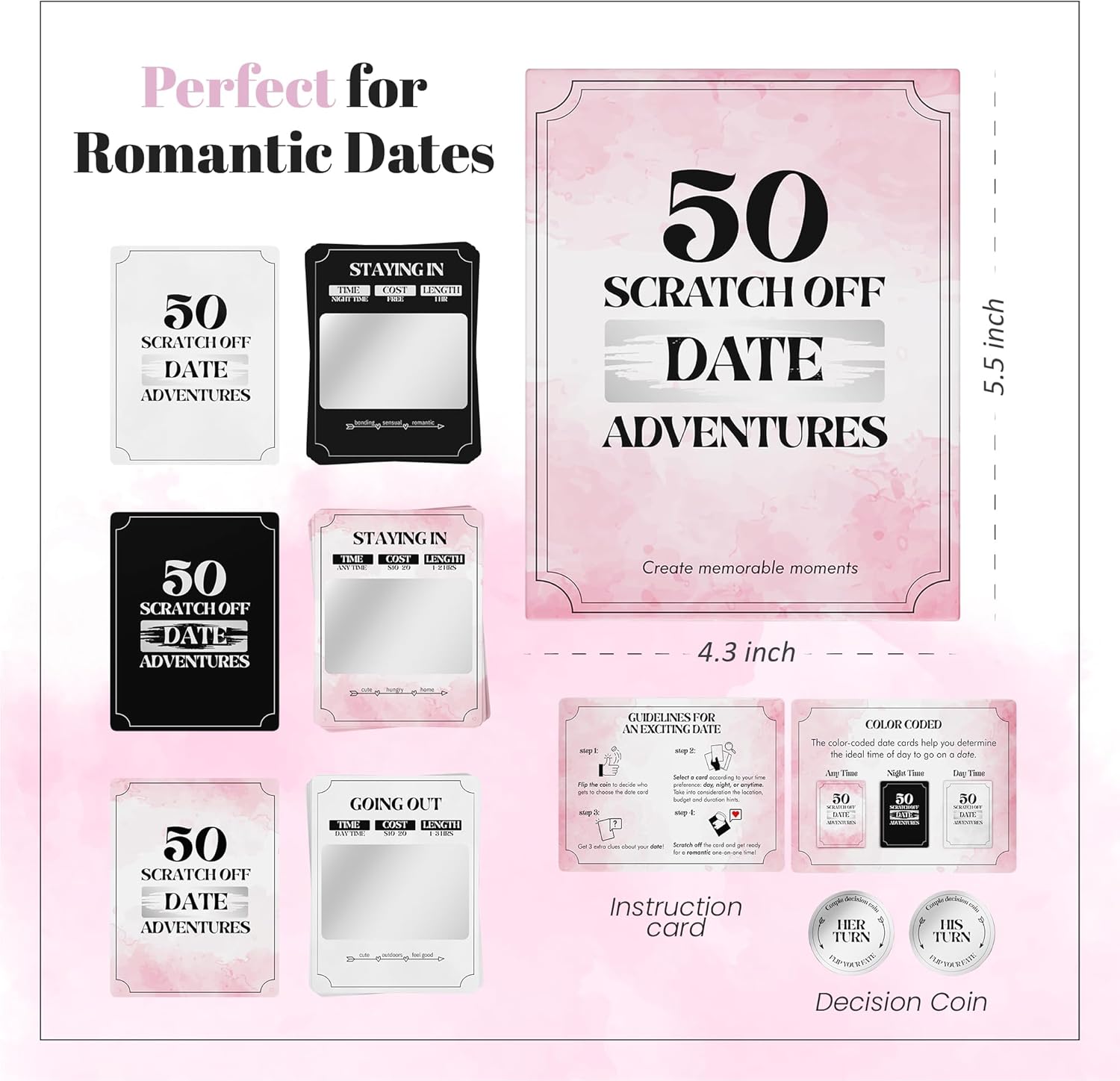 50 Scratch Off Date Adventures - A Date Night Box