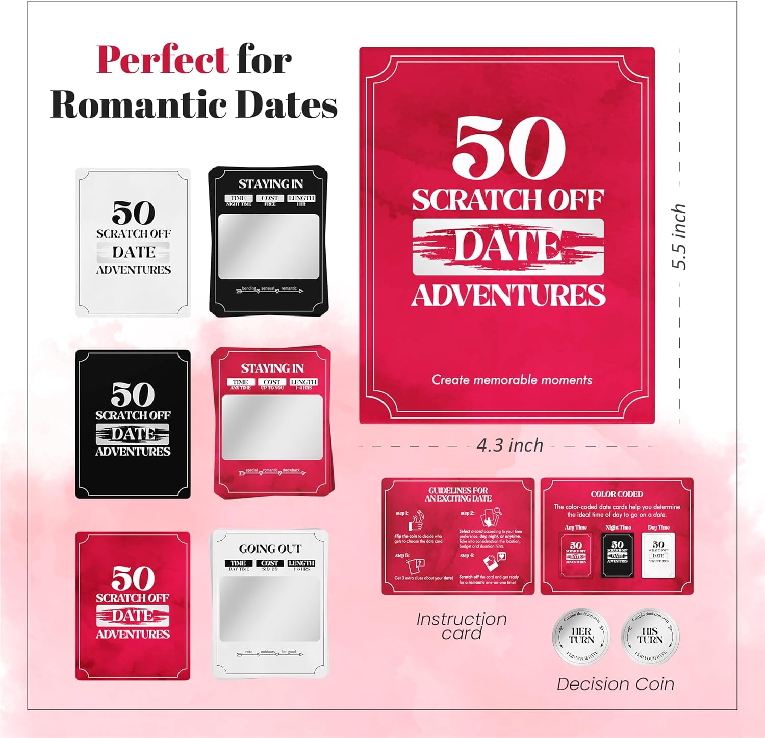 50 Scratch Off Date Adventures - A Date Night Box