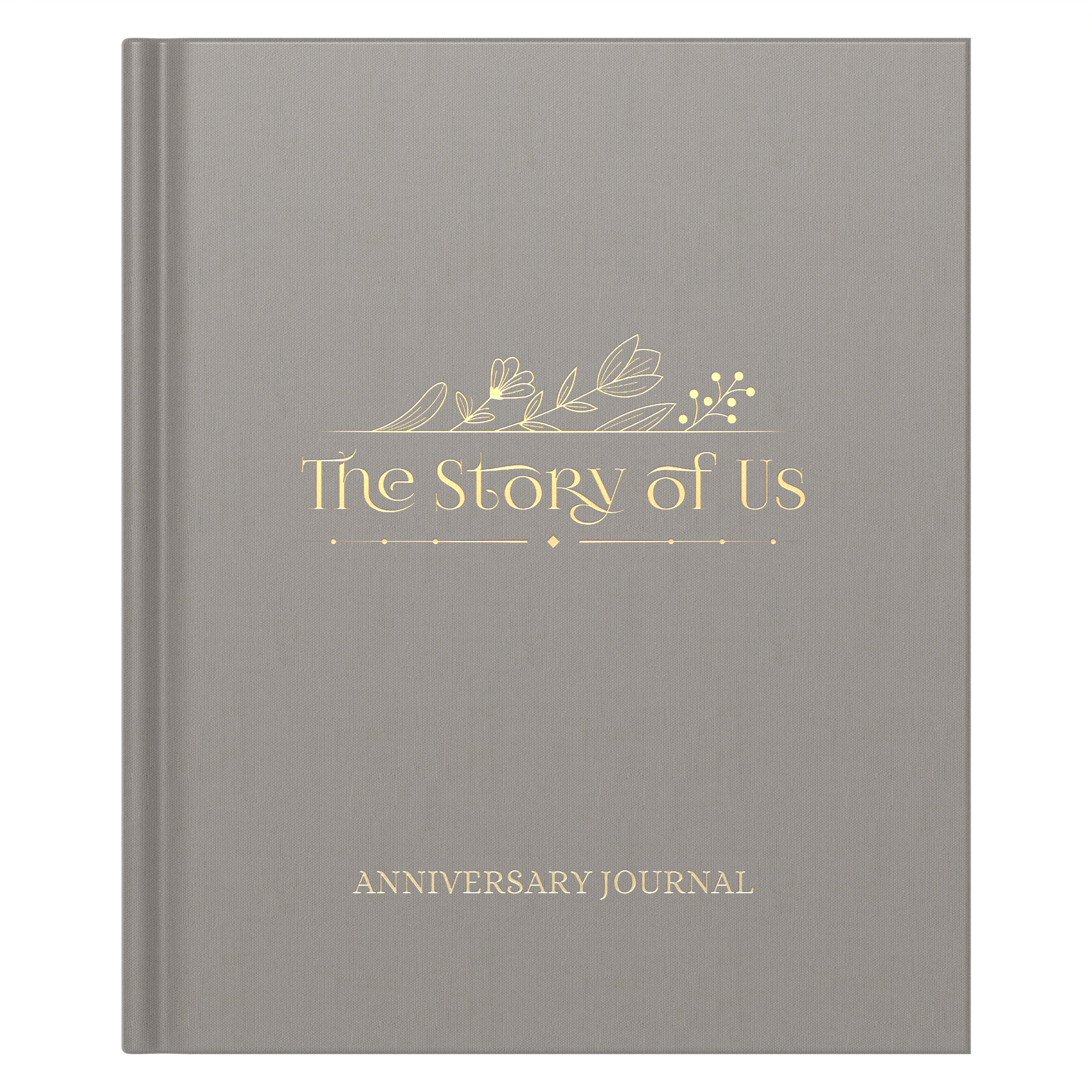 The Story of Us - Anniversary Journal Taupe
